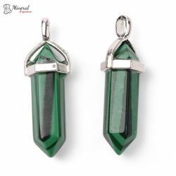 Přívěsek z Malachitu a chirurgické oceli