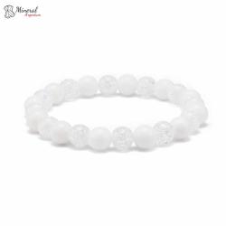 Náramek z Křišťálu a Jadeitu